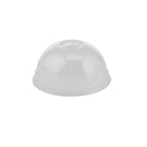 Dome Lid With Hole  for PET Juice Cup 12/14/16 Oz 91 Diameter - hotpackwebstore.com